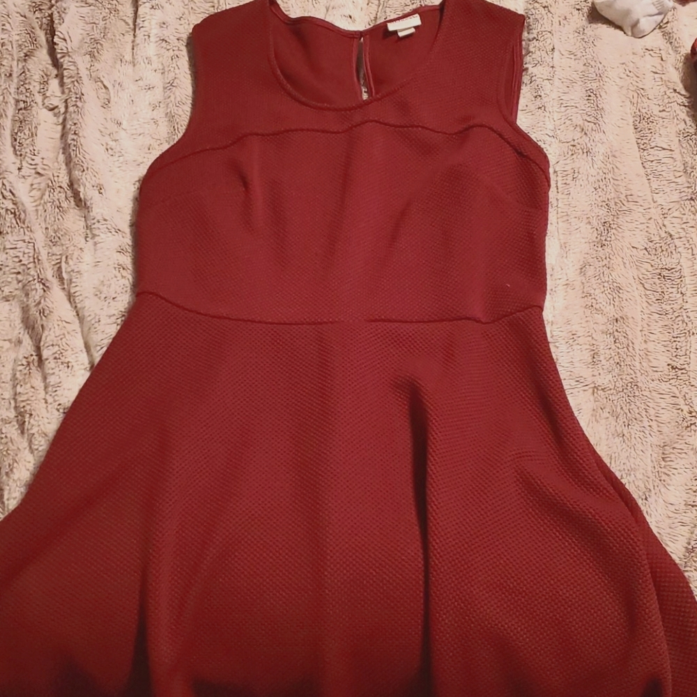 Maroon target dress